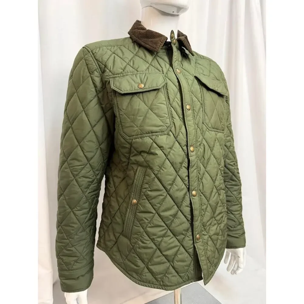 NWT! Polo Ralph Lauren Mens‎ Diamond Quilted Snap Button Field Barn Jacket XL